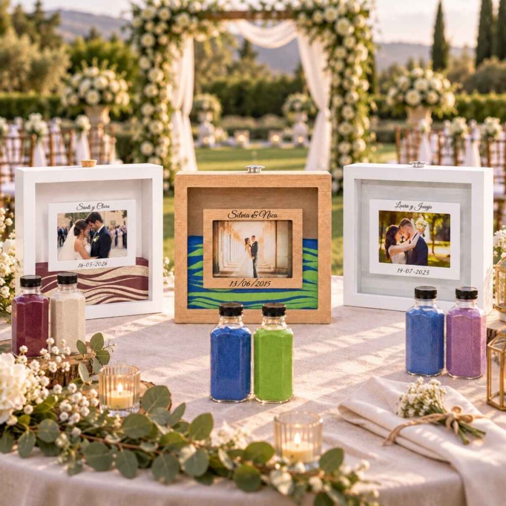 Kit ritual arena boda personalizado
