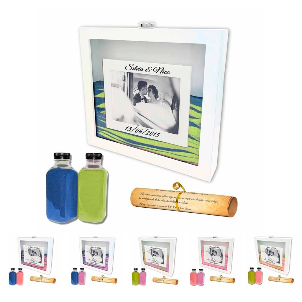 Kit ritual arena boda personalizado