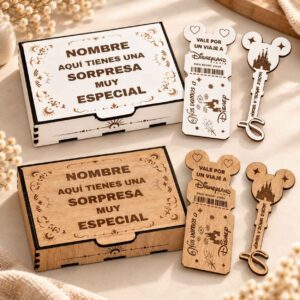 Caja Regalo LLave Disney | Nos vamos a Disney