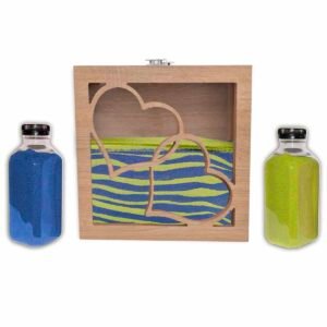 Pack Ritual Arena Boda Corazon Roble – Arena Azul y Verde