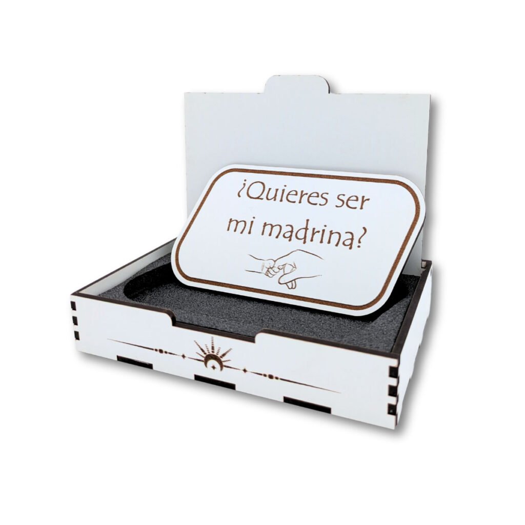 Regalo para madrina de bautizo