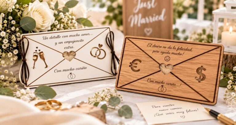 Lee más sobre el artículo Regalar dinero en una boda nunca fue tan bonito (ni tan original)