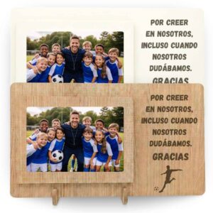 Marco de Fotos Personalizado para Entrenadores – Regalo Fin de Curso
