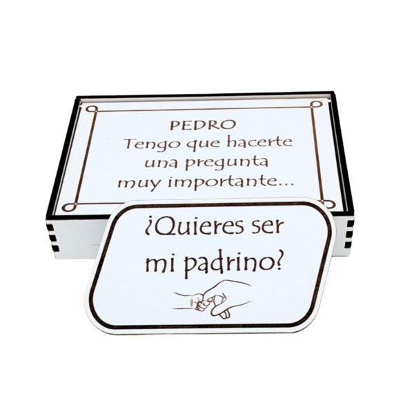 quiero que seas mi padrino