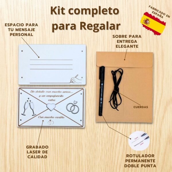Sobre dinero para boda