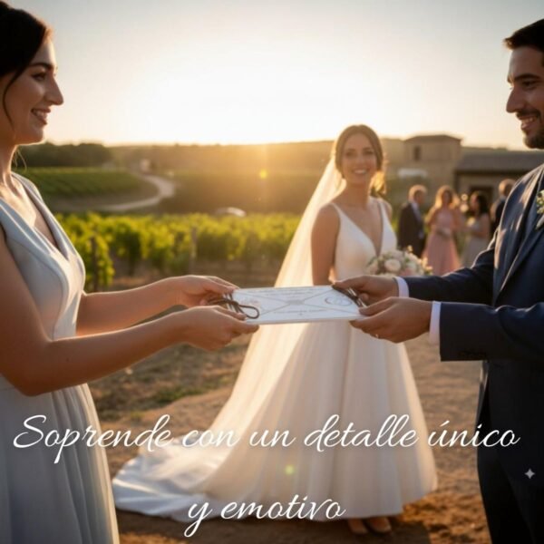 Sobre para dinero en una boda
