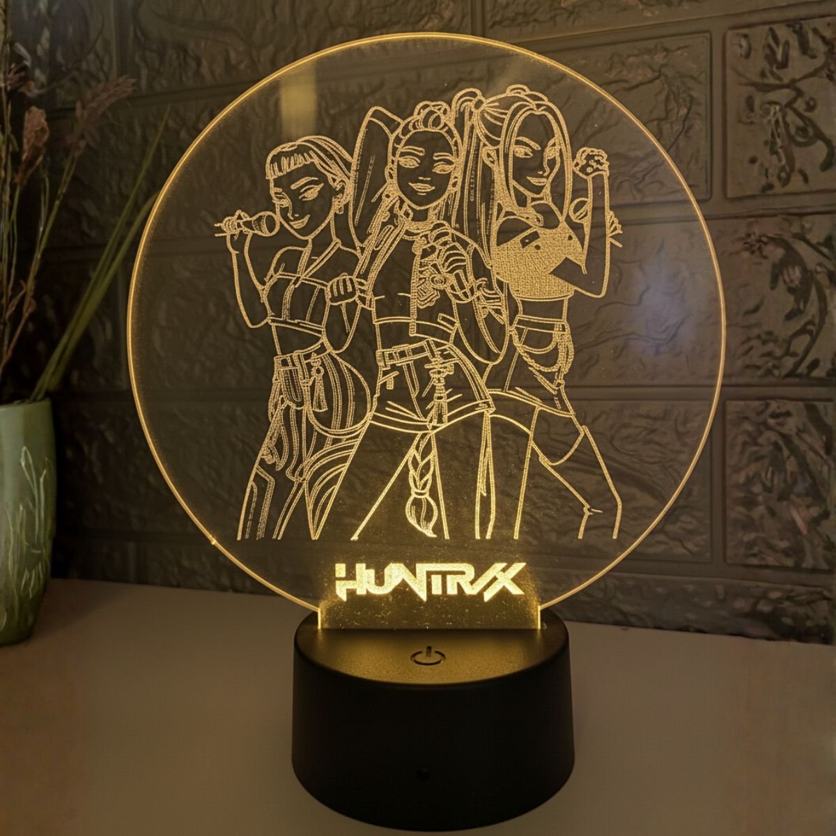 Lámpara LED 3D personalizada con nombre