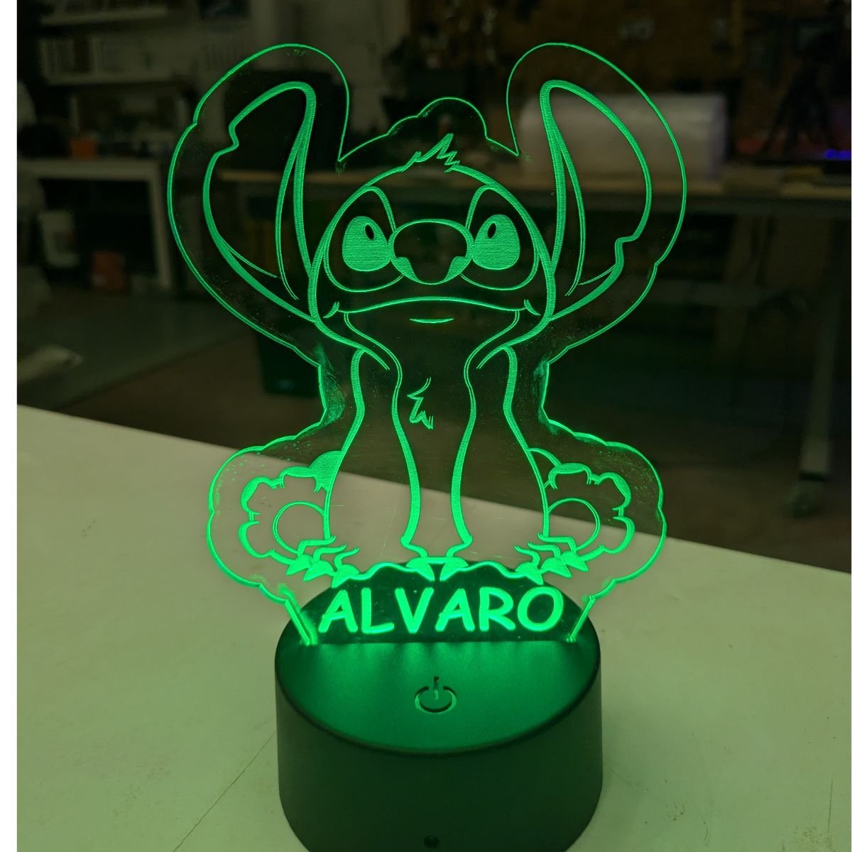 Lámpara LED 3D personalizada con nombre - Imagen 4
