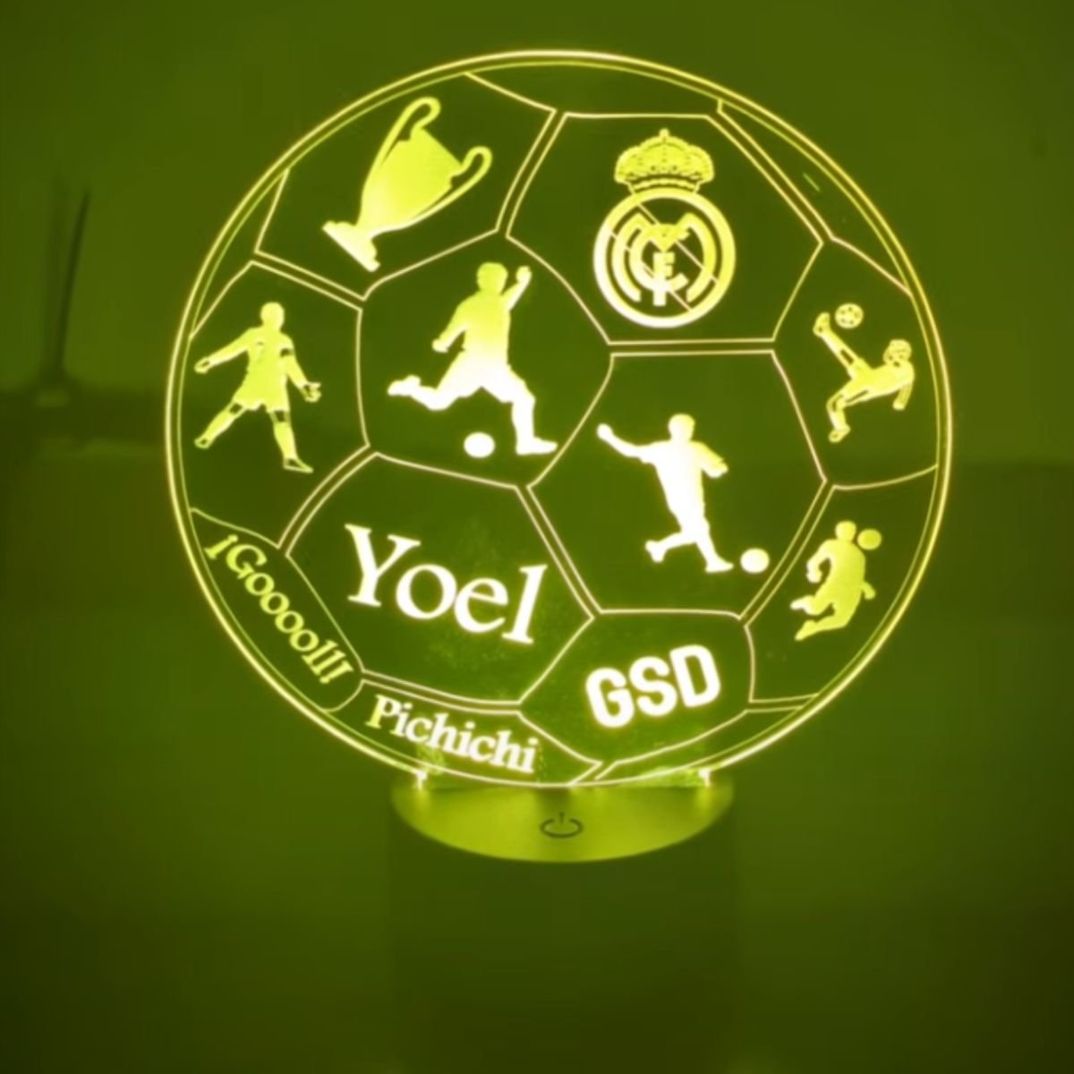 Lámpara LED 3D personalizada con nombre - Imagen 2