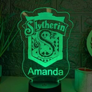 Lámpara LED 3D personalizada con nombre