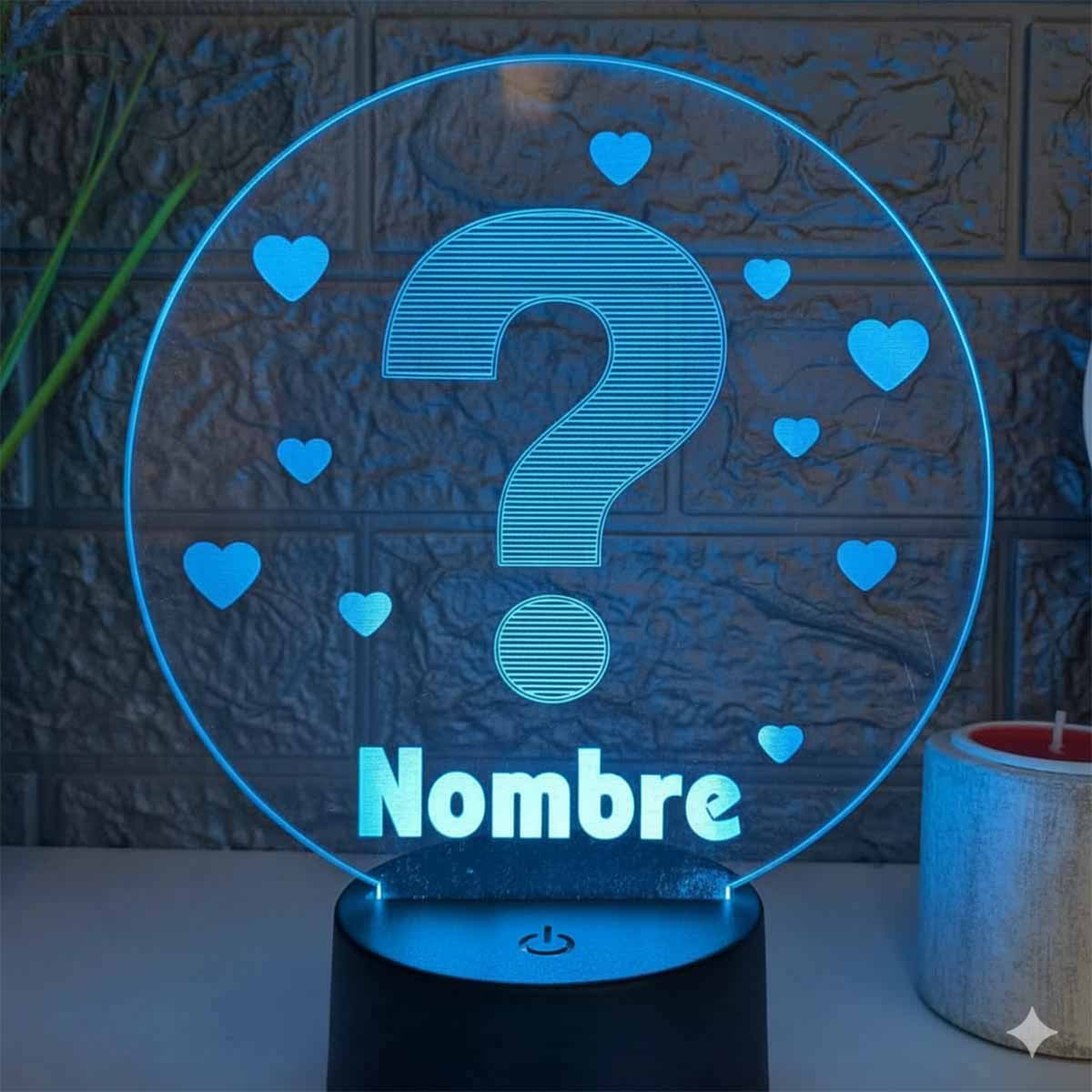 Lampara LED personalizada