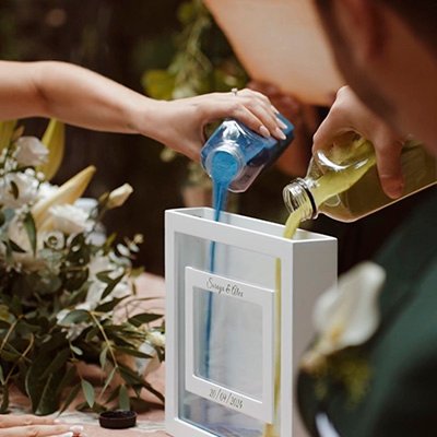 Ritual de la arena en boda